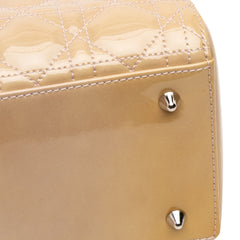 Medium Patent Cannage Lady Dior