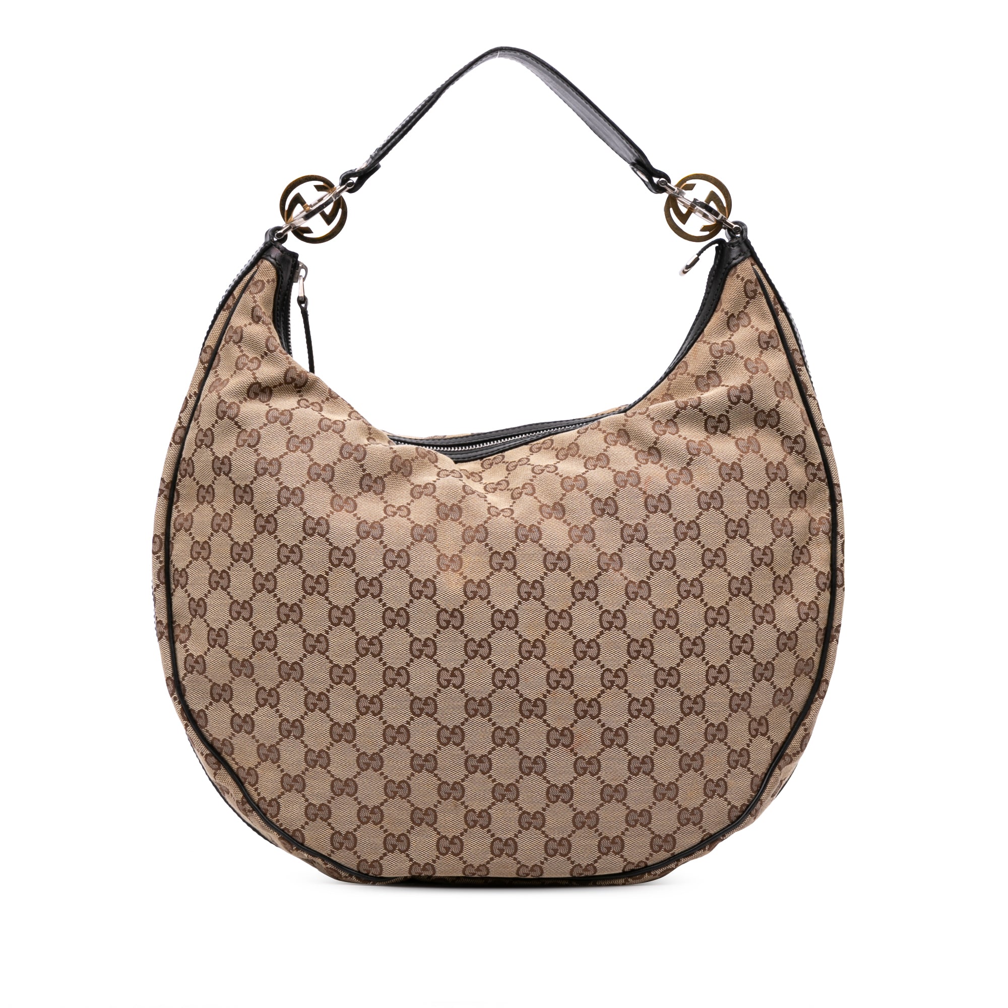 Large GG Canvas Twins Hobo