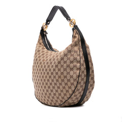Large GG Canvas Twins Hobo