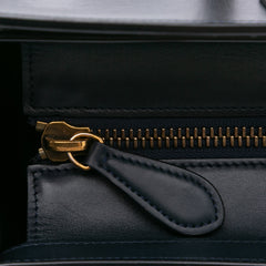Mini Tricolor Leather Luggage Tote
