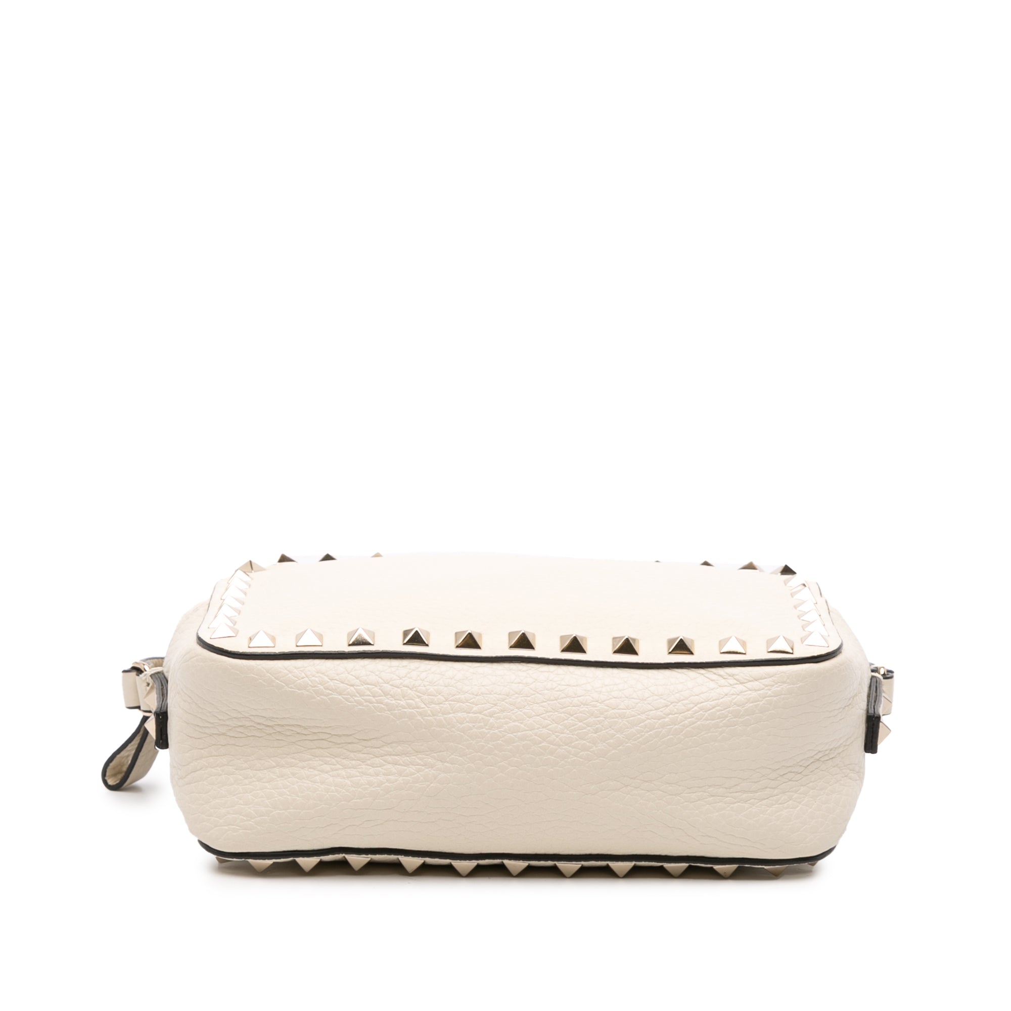 Grainy Calfskin Rockstud Camera Bag