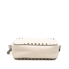 Grainy Calfskin Rockstud Camera Bag