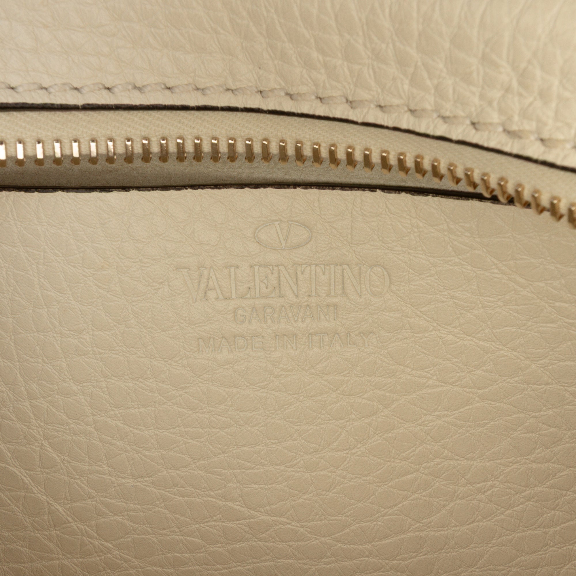 Grainy Calfskin Rockstud Camera Bag