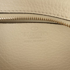 Grainy Calfskin Rockstud Camera Bag