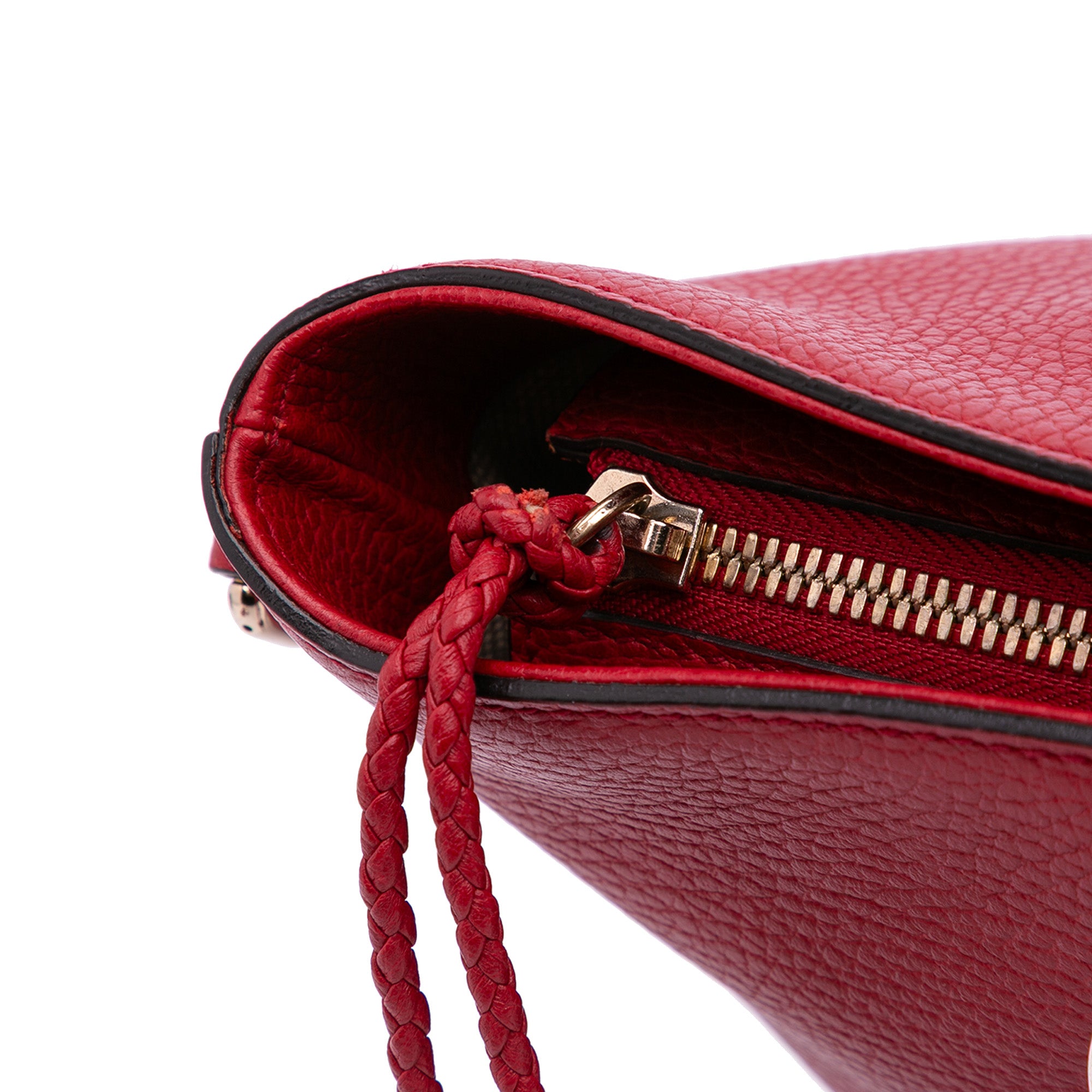 Leather Bamboo Tassel Satchel