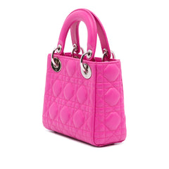 Mini Lambskin Cannage Lady Dior