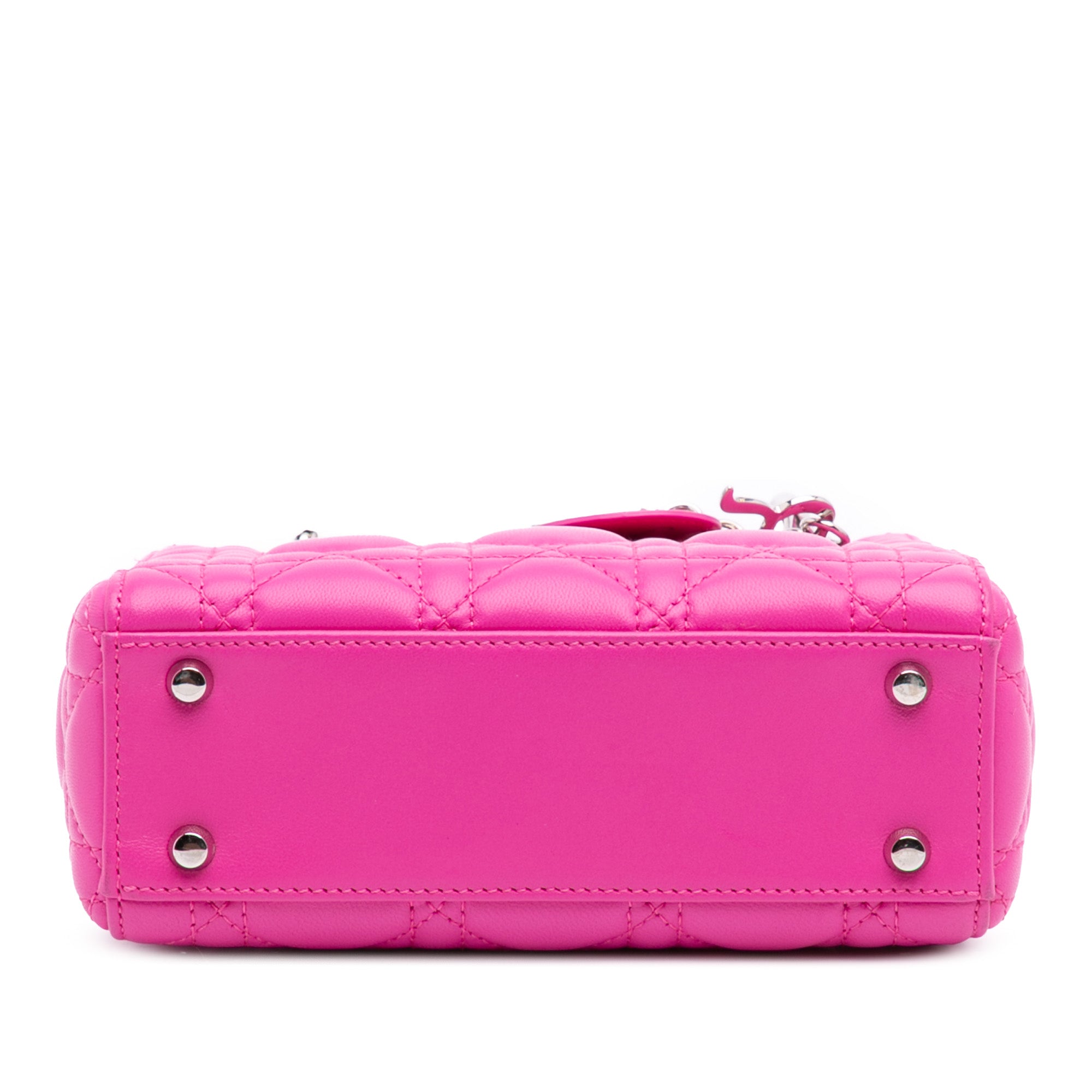 Mini Lambskin Cannage Lady Dior