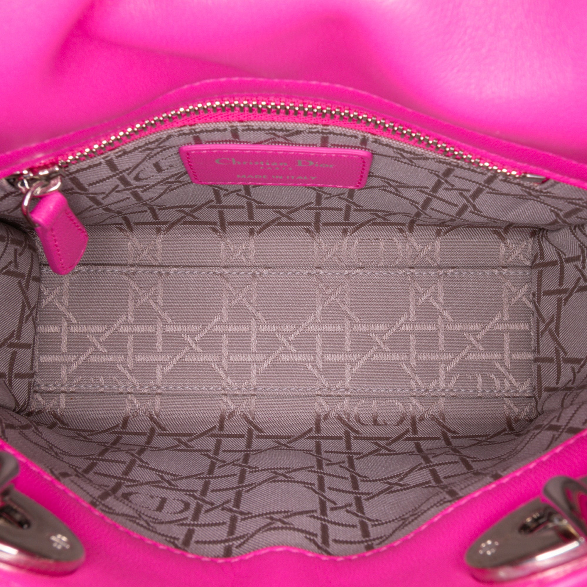 Mini Lambskin Cannage Lady Dior