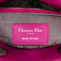Mini Lambskin Cannage Lady Dior