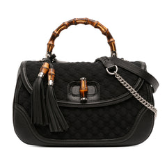 Large GG Neoprene New Bamboo Top Handle Bag