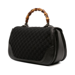 Large GG Neoprene New Bamboo Top Handle Bag