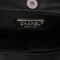 Quilted Lambskin Studded Metal Beauty Flap