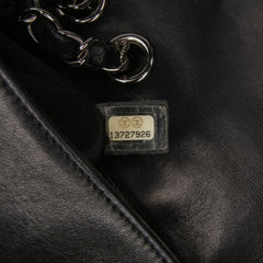 Quilted Lambskin Studded Metal Beauty Flap