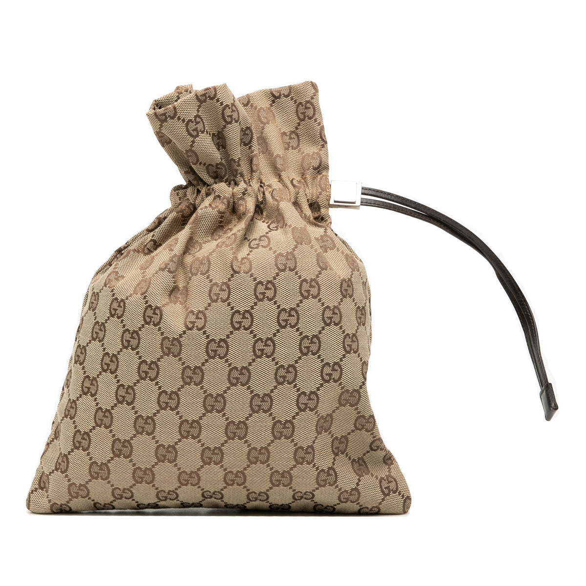 GG Canvas Drawstring Pouch