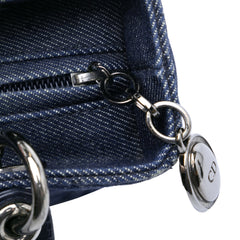 Medium Denim Cannage Lady Dior