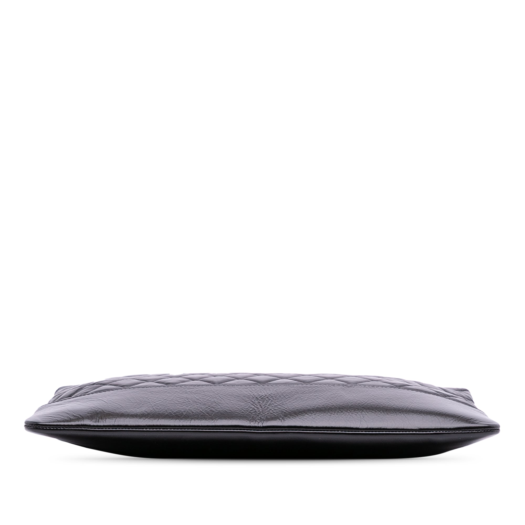 Large Aged Calfskin Gabrielle O Case Clutch