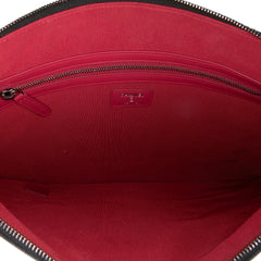 Large Aged Calfskin Gabrielle O Case Clutch