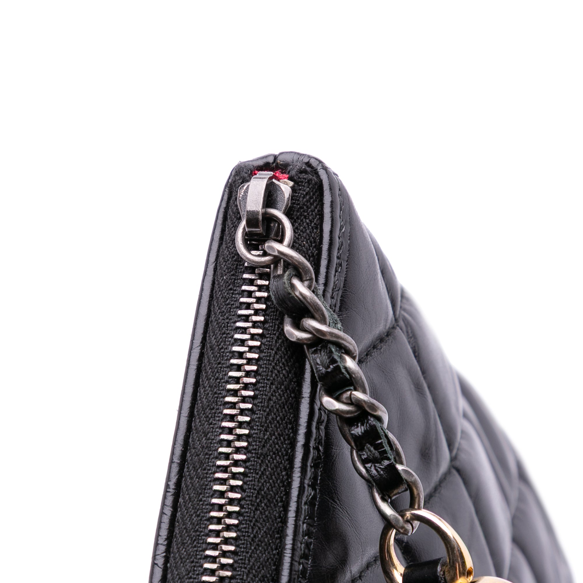 Large Aged Calfskin Gabrielle O Case Clutch