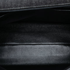 CC Denim Kelly Top Handle Bag