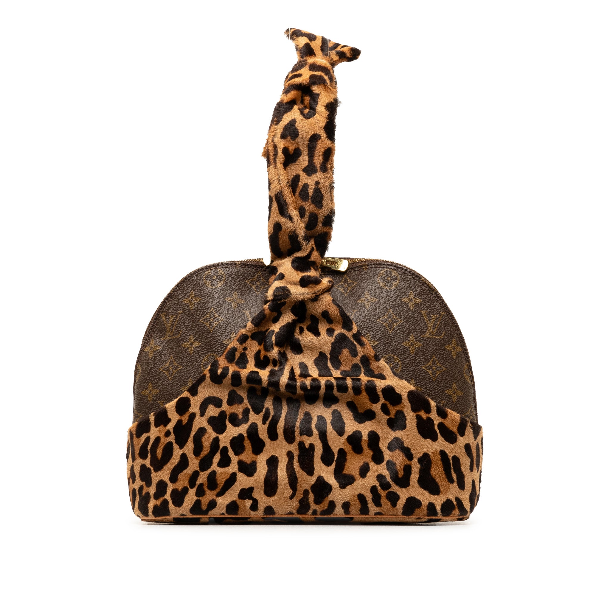 Azzedine Alaia Monogram Leopard Alma_0