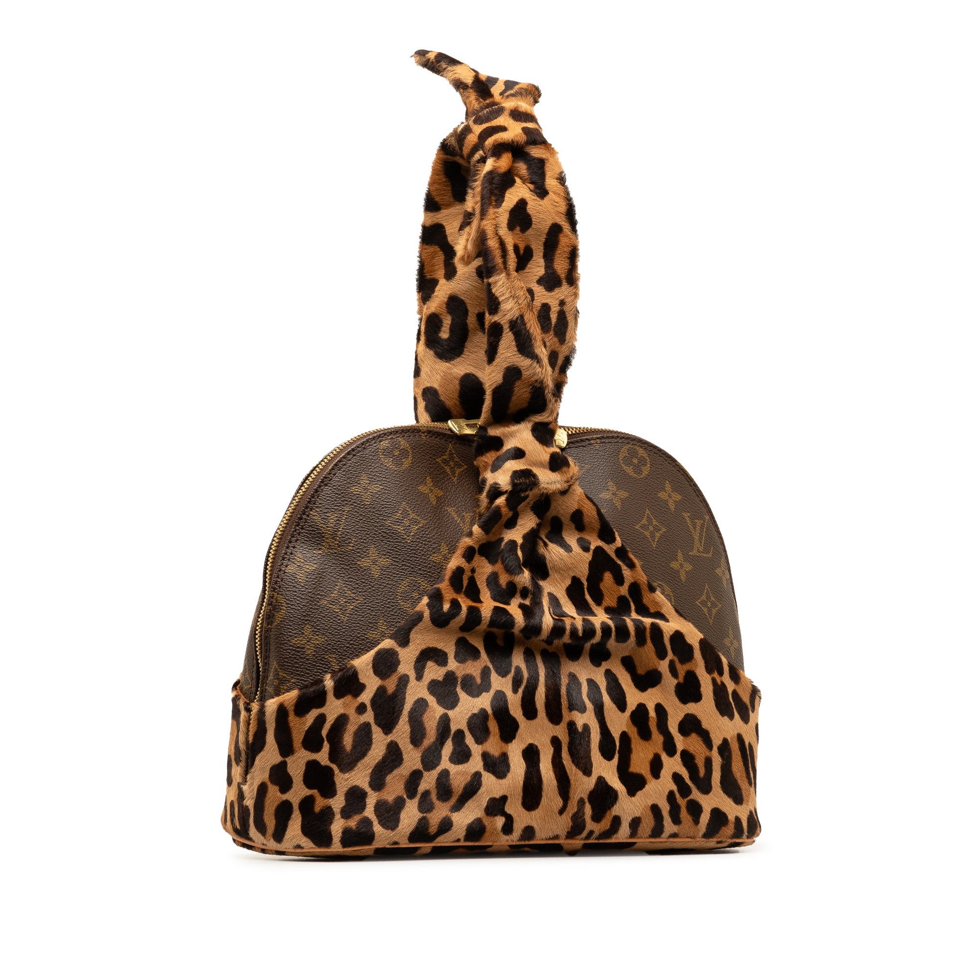 Azzedine Alaia Monogram Leopard Alma_1