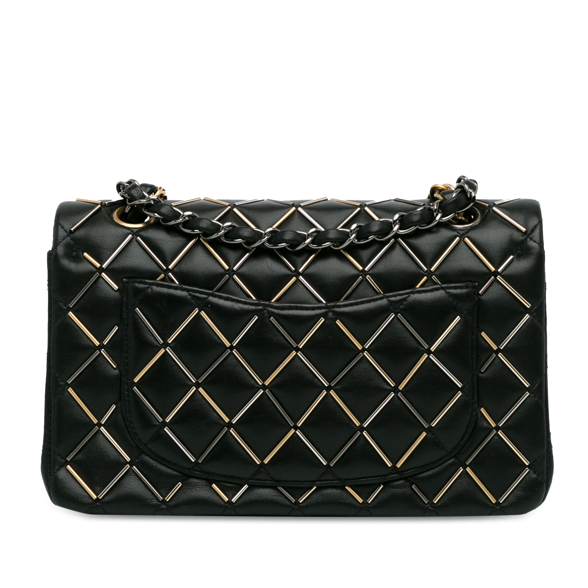 Small Classic Embellished Lambskin Double Flap_2