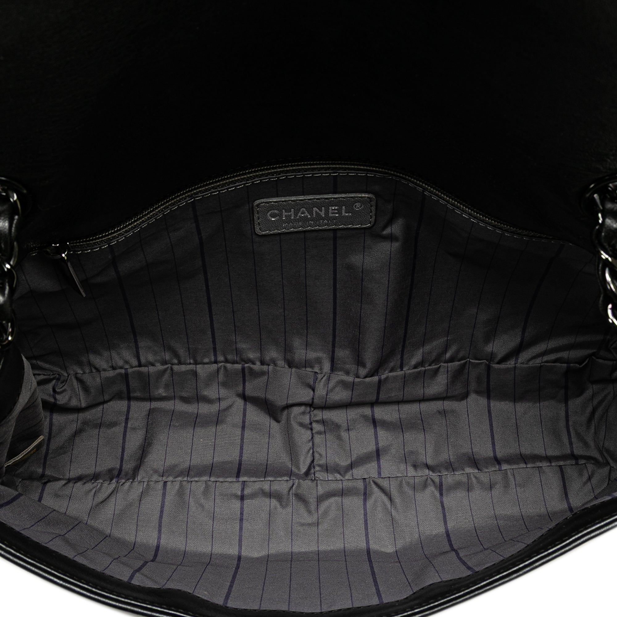 CC Studded Lambskin East West Flap