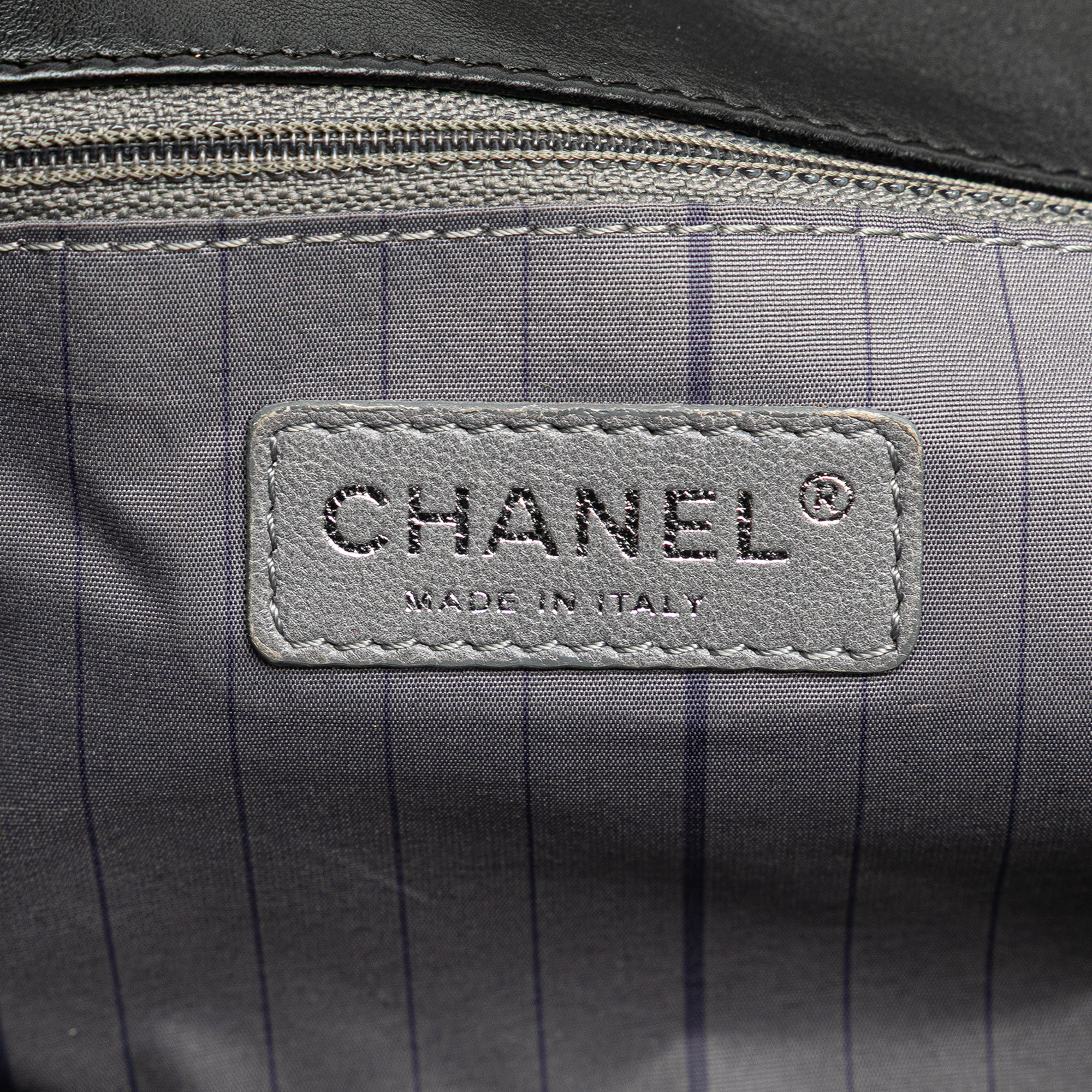 CC Studded Lambskin East West Flap