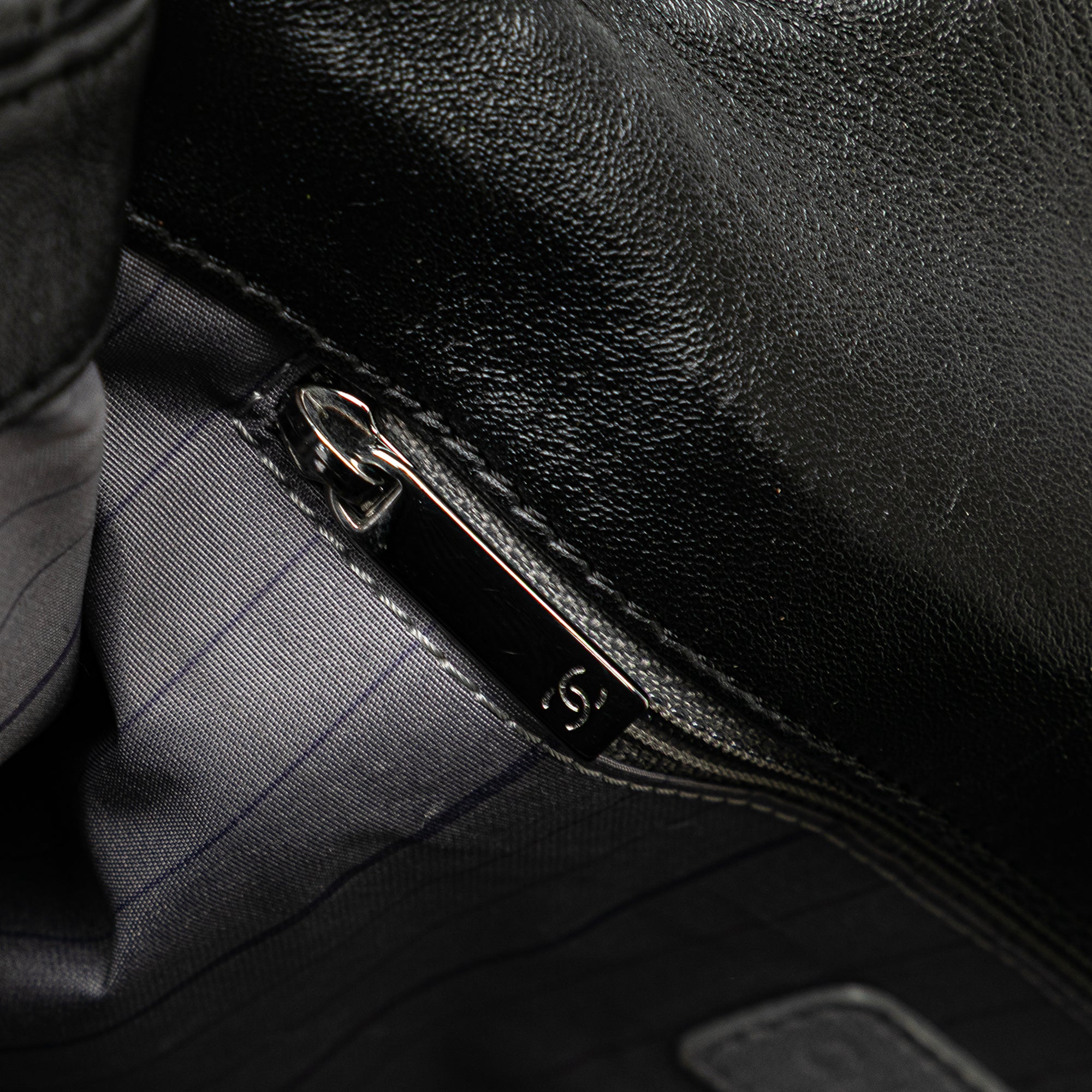 CC Studded Lambskin East West Flap