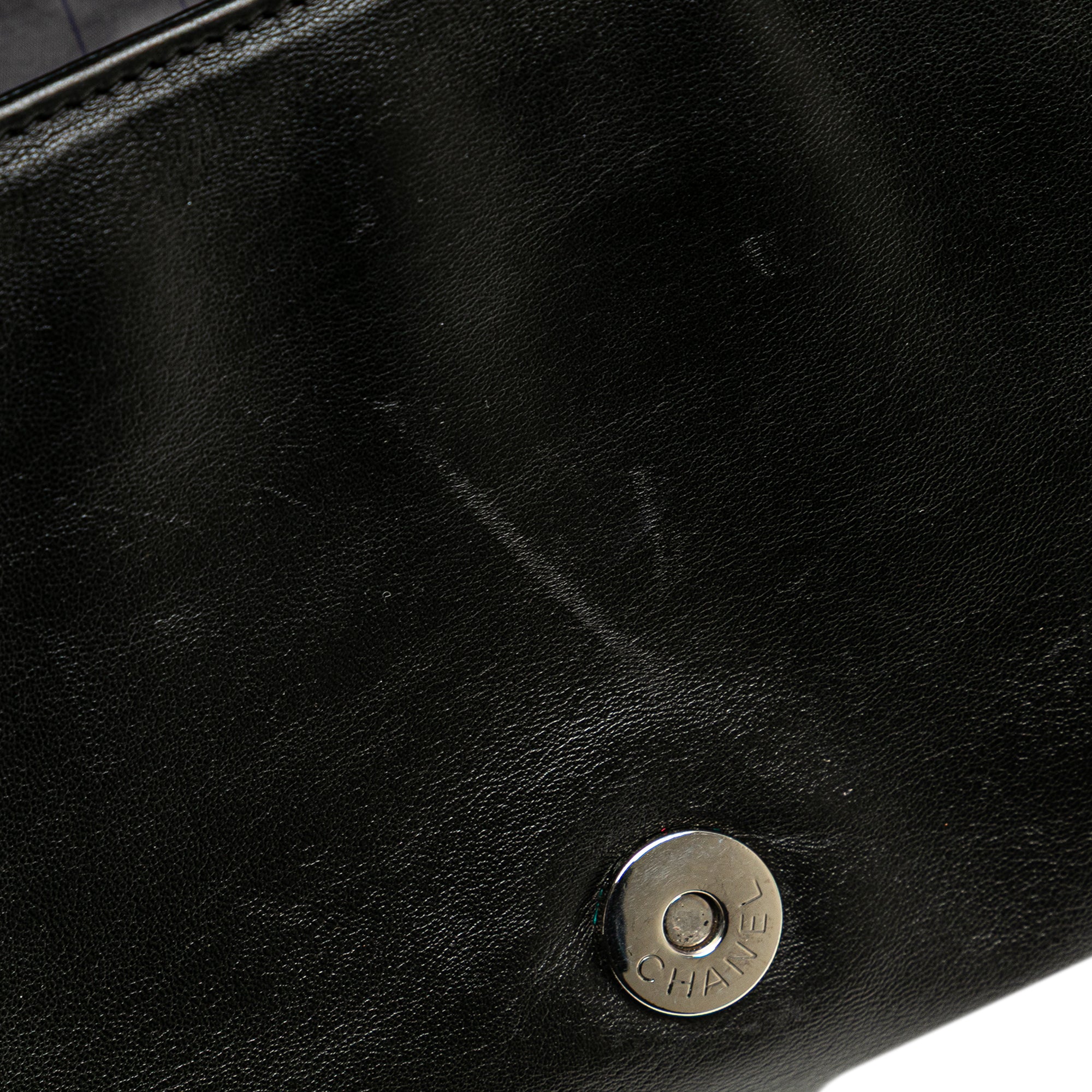 CC Studded Lambskin East West Flap