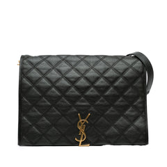 Large Quilted Lambskin Becky Chain Shoulder Bag