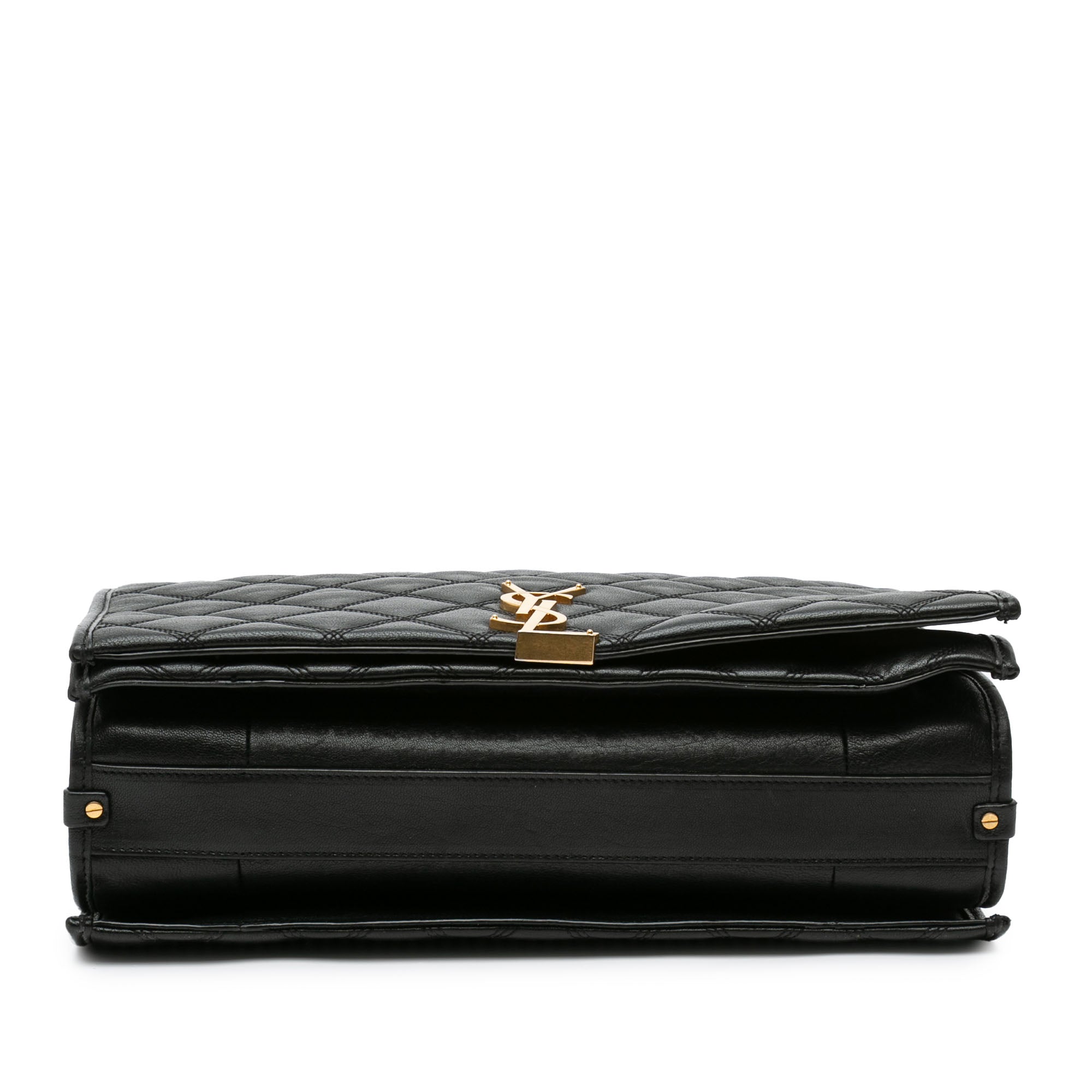 Large Quilted Lambskin Becky Chain Shoulder Bag