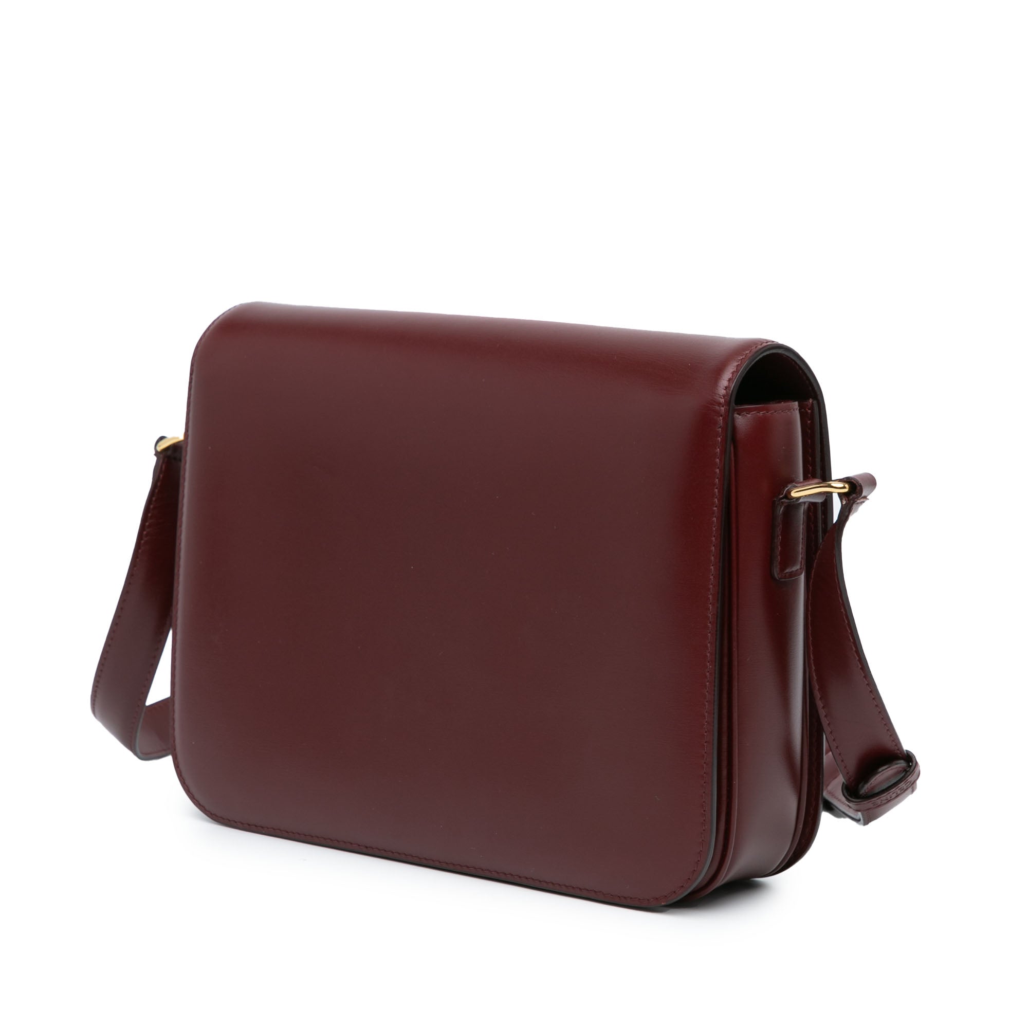 Large Shiny Calfskin Triomphe Crossbody