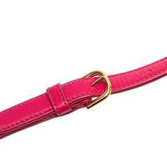 Quilted Calfskin C Charm Crossbody