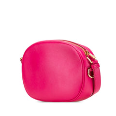 Quilted Calfskin C Charm Crossbody