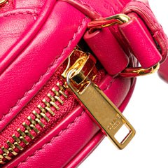 Quilted Calfskin C Charm Crossbody