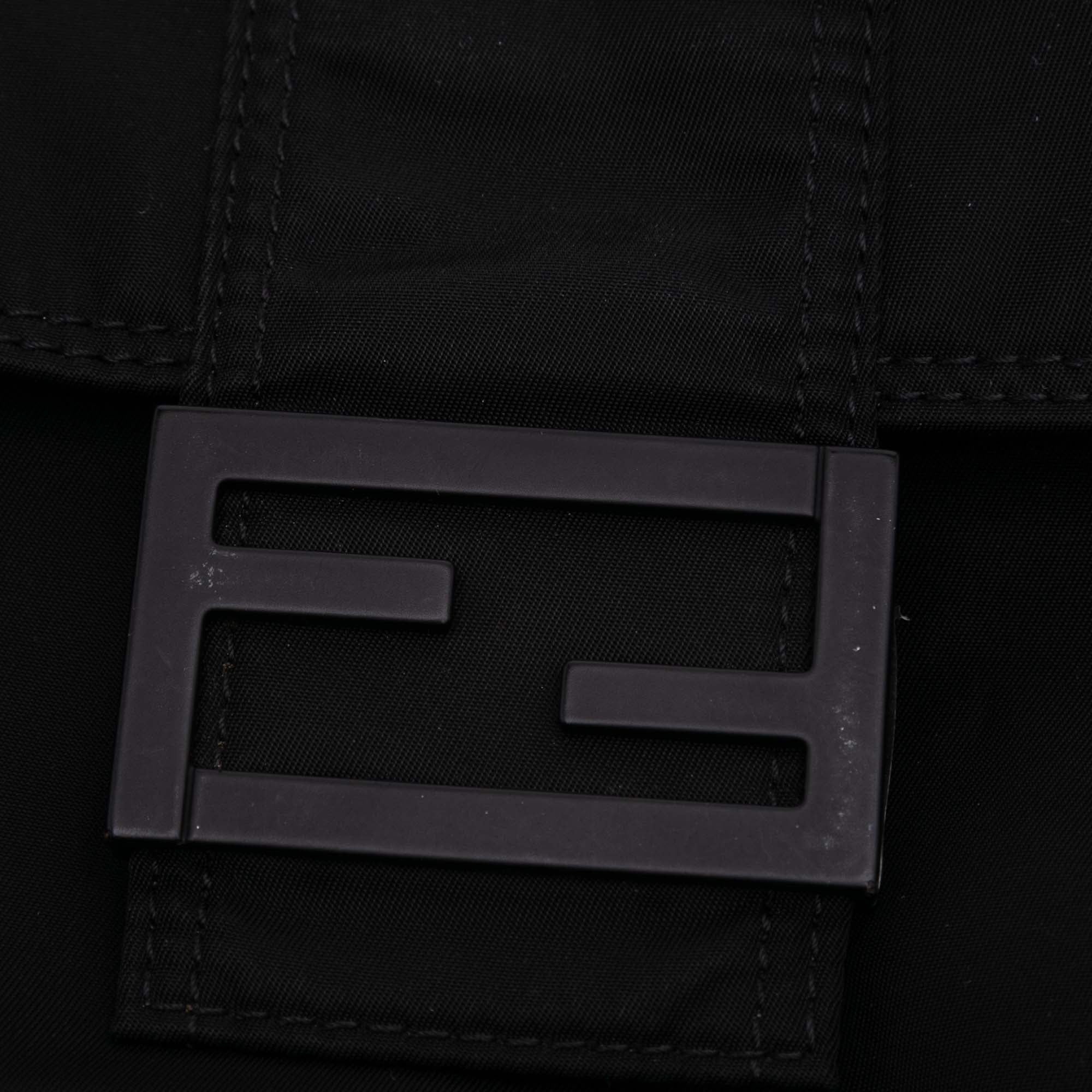 Medium Econyl Nylon Baguette Crossbody