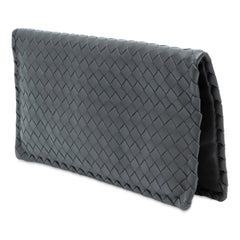 Nappa Intrecciato Turn Lock Clutch