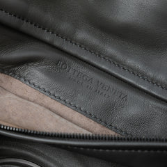 Nappa Intrecciato Turn Lock Clutch