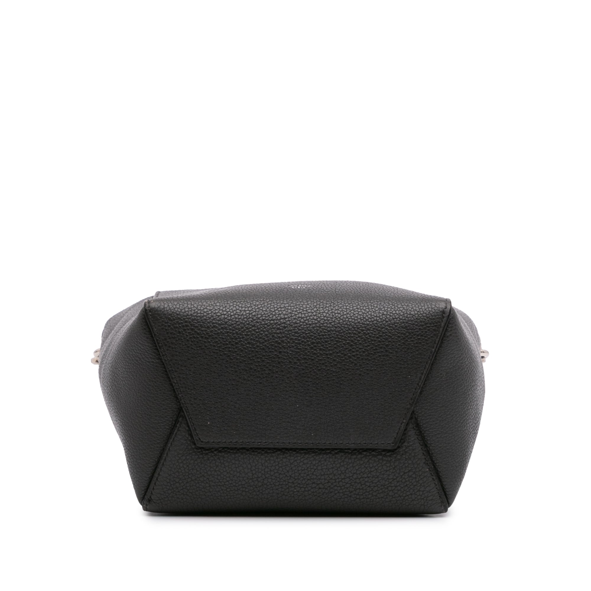 Small Soft Grained Calfskin Seau Sangle Shoulder Bag