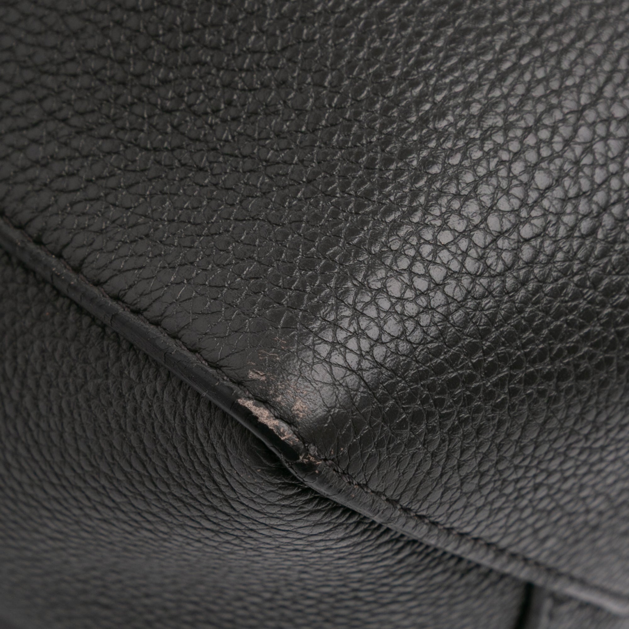 Small Soft Grained Calfskin Seau Sangle Shoulder Bag