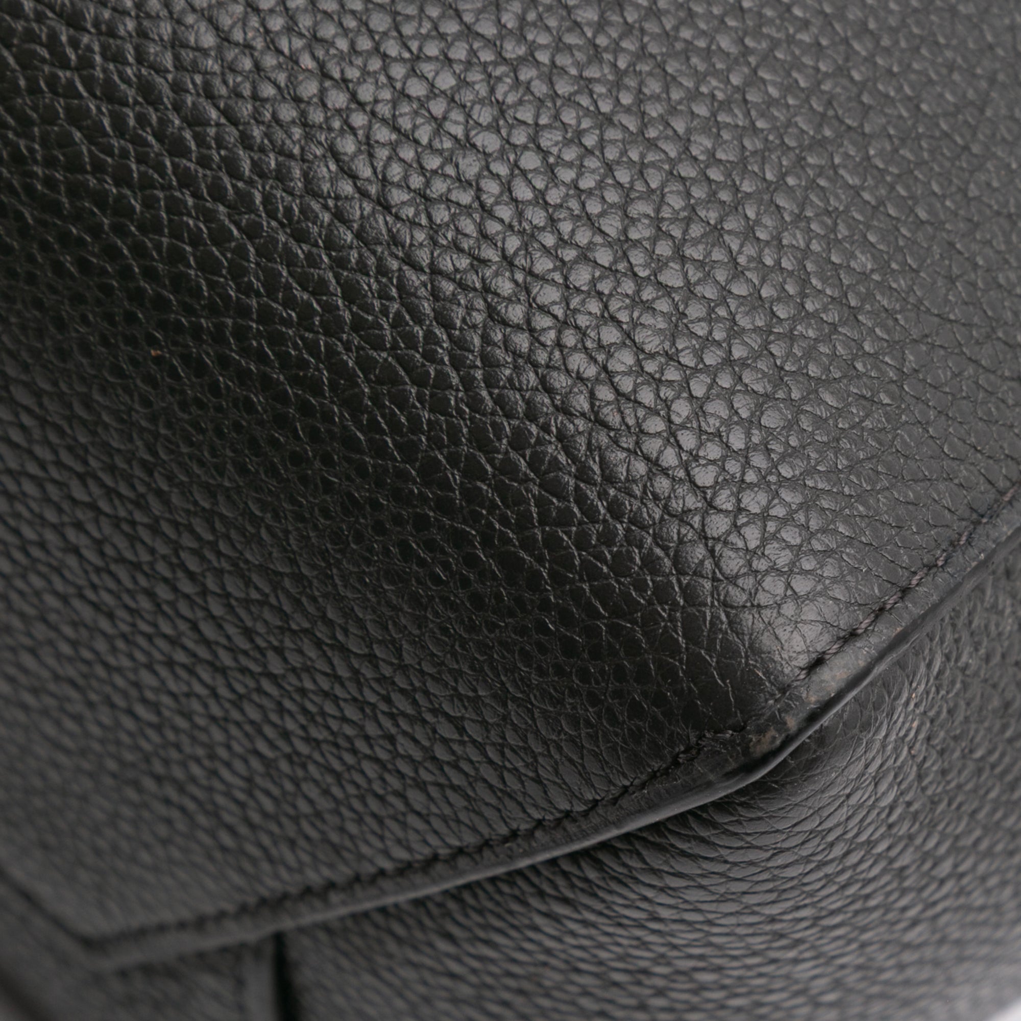 Small Soft Grained Calfskin Seau Sangle Shoulder Bag