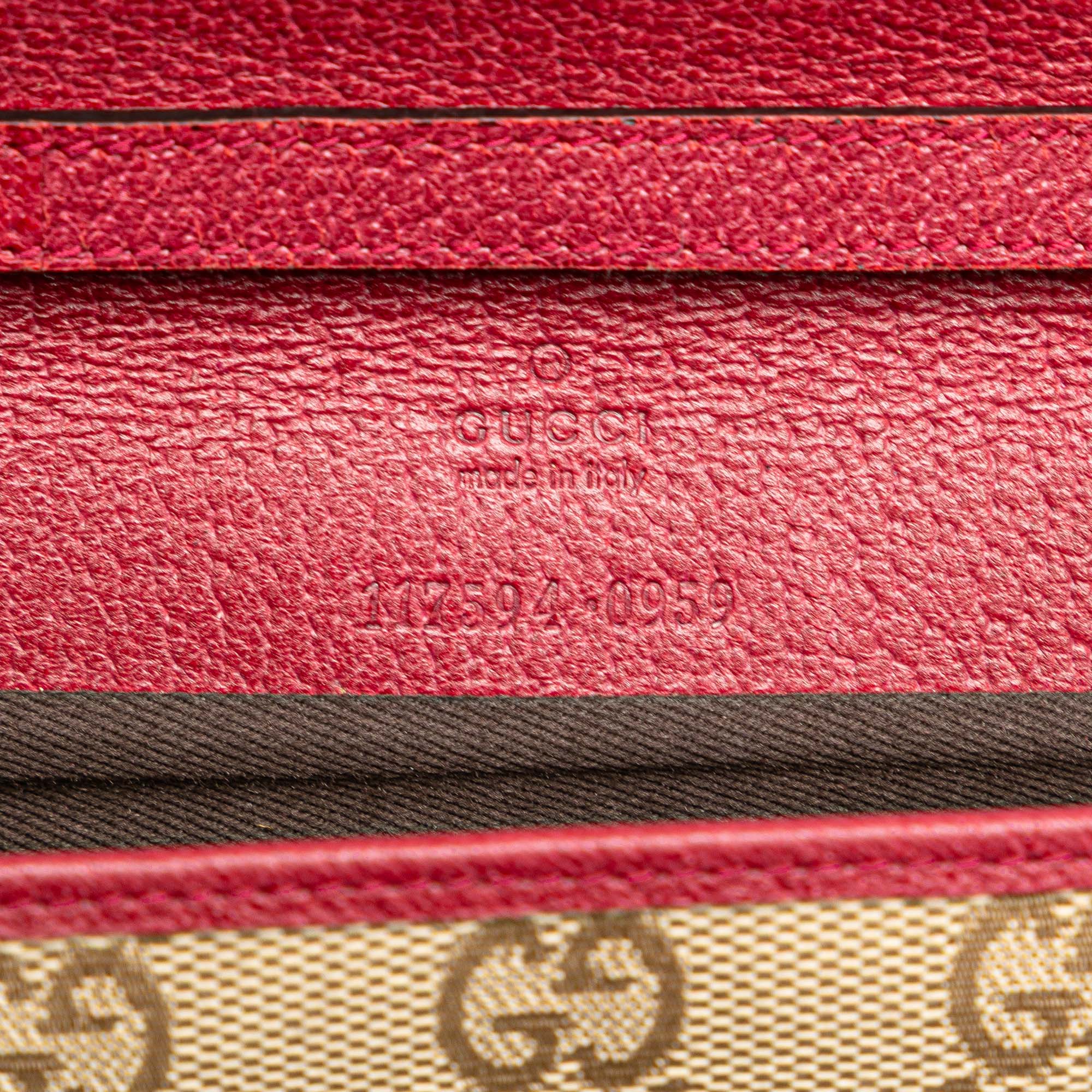 GG Canvas Bamboo Bar Crossbody