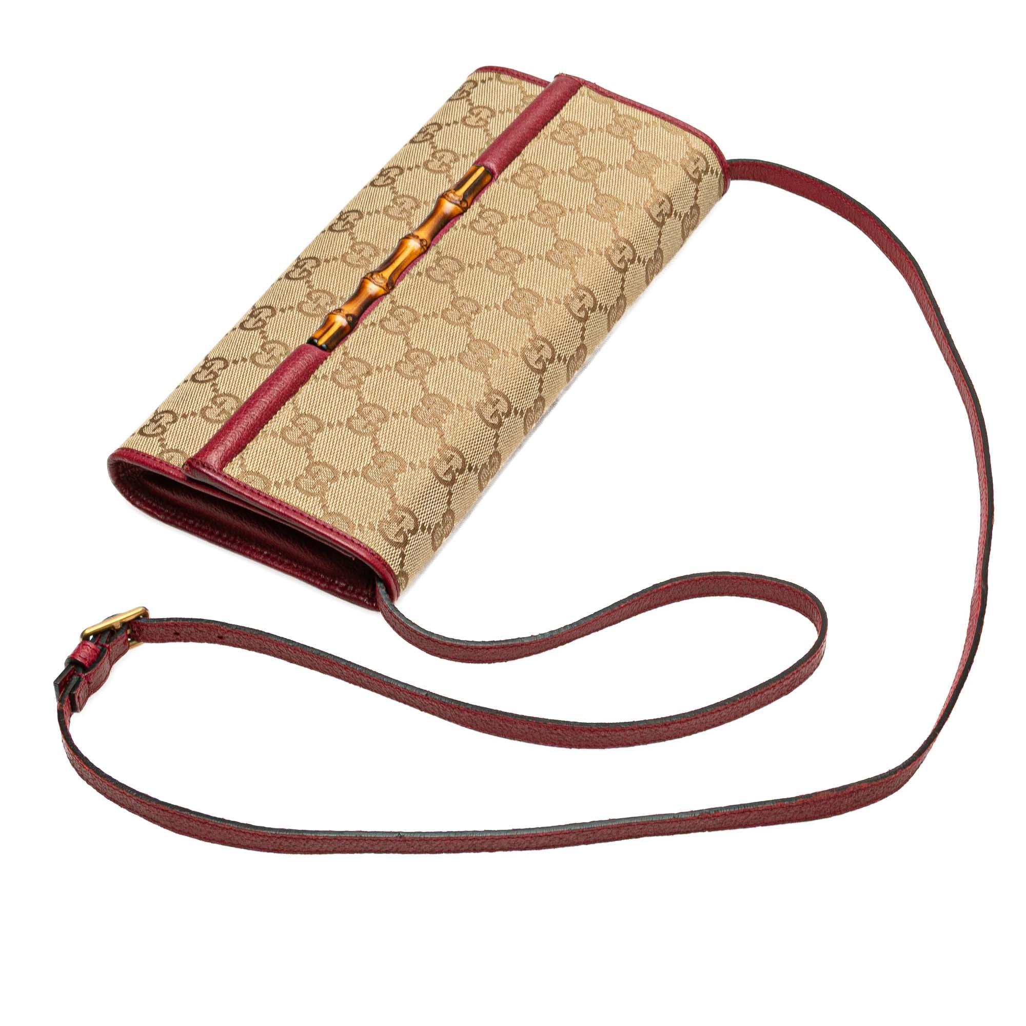 GG Canvas Bamboo Bar Crossbody