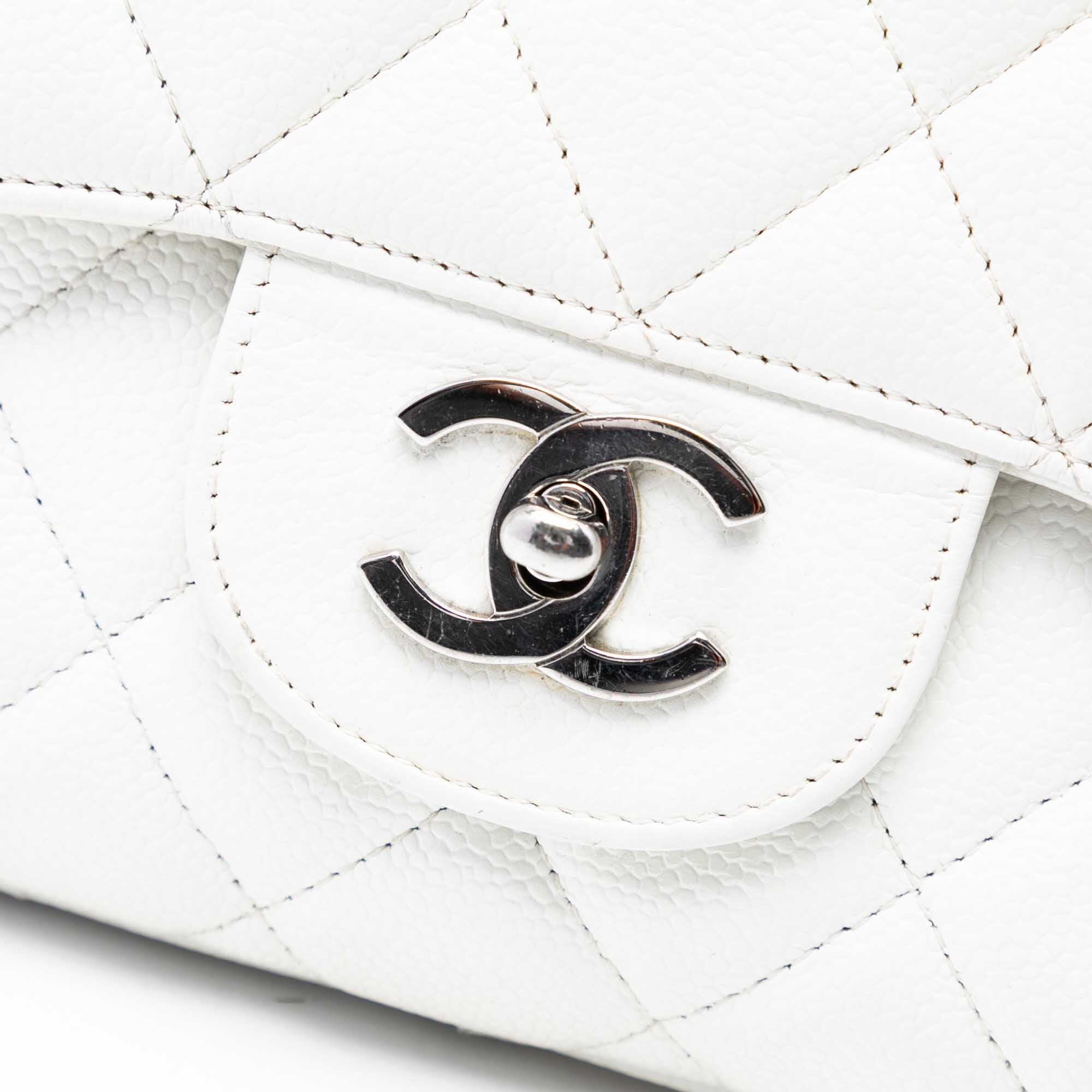 Jumbo Classic Caviar Single Flap