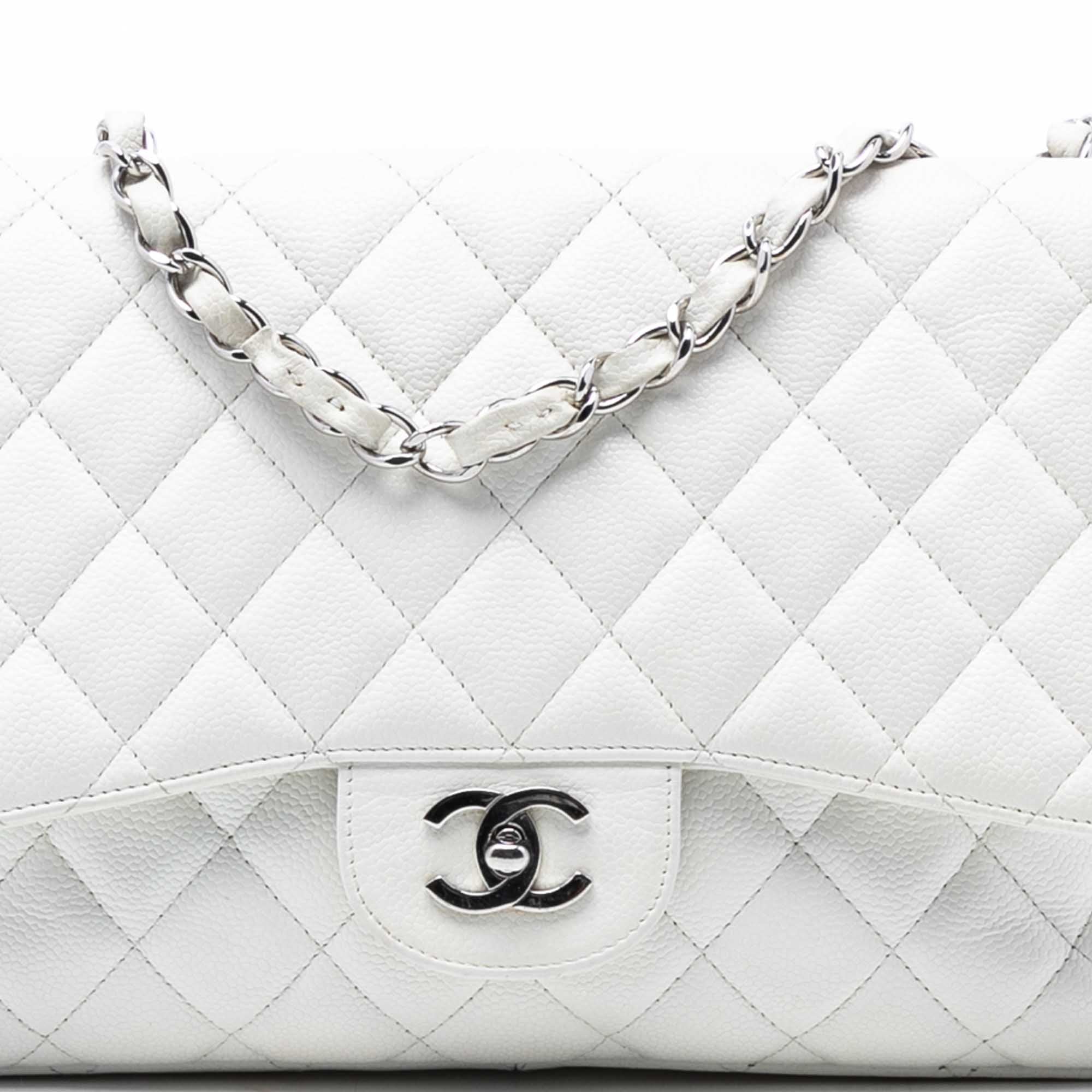 Jumbo Classic Caviar Single Flap