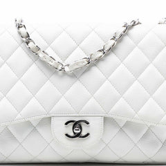 Jumbo Classic Caviar Single Flap