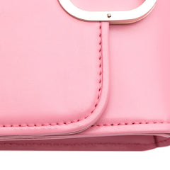 Small Leather VLogo Type Crossbody