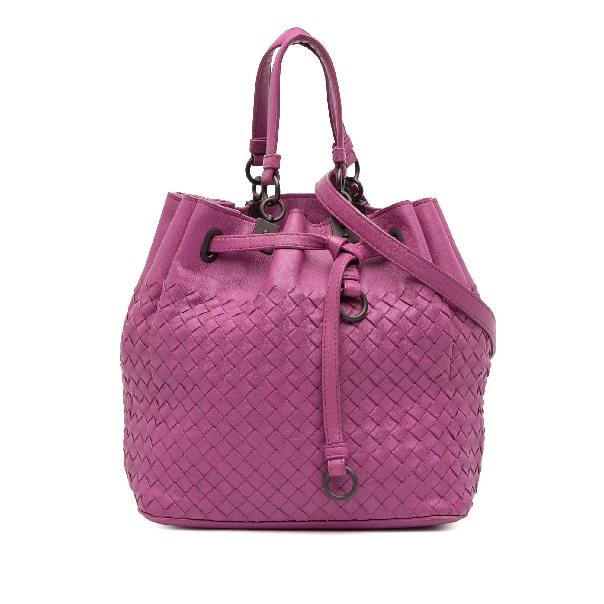 Nappa Intrecciato Bucket Bag