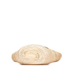 Andre Butzer Large Raffia Classic Wanderer Embroidered Shopping Tote